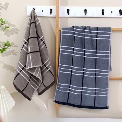 1 PC Asciugamano Asciugamano di Cotone Asciugamano Ispessito Domestico per Adulti Asciugatura Rapida Assorbente Lavare Viso Bagno con Asciugamano di Puro Cotone Uso Multiuso Asciugamani Assorbenti