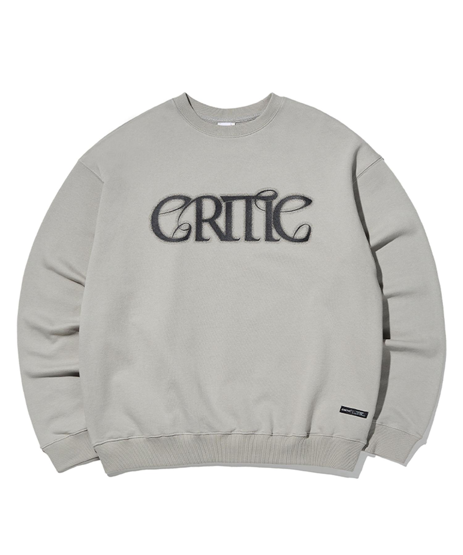 Свитшот с логотипом Critic Shine Серый L/Free