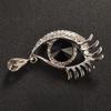 Modische tränenreiche großäugige Kristallbrosche Diamantbesetzte lange Wimpern Auge und Brustblumen UNISEX Bankettkleider Accessoires