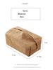 Cotton Linen Woven Paper Towel Box, Minimalist Ins Style, Creative Home Living Room Table Paper Towel Storage Box