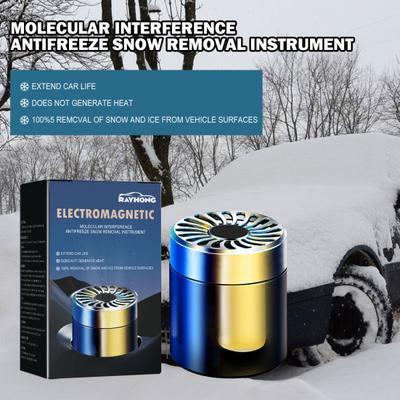 Car Snow Removal Instrument Universal SUV Truck Vehicle Auto Window Glass Winter Electromagnetic Molecular Interference Antifreeze Deicing Device Tool