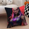 Competitive Tactical American Game VVALORANT Cushion Cover Throw Pillow Cover Hidden Button Durable Polyester Chair Cushion
