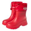 New Retro Medium Tube Rain Shoes Women's Waterproof and Non-slip Water Boots Rubber Shoes Thick-soled Bundle Rain Boots Water Shoes