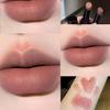HERORANGE Bamboo Shadow Matte Nude Lipstick - Soft Mist, Subtle Fragrance, Natural Whitening Look