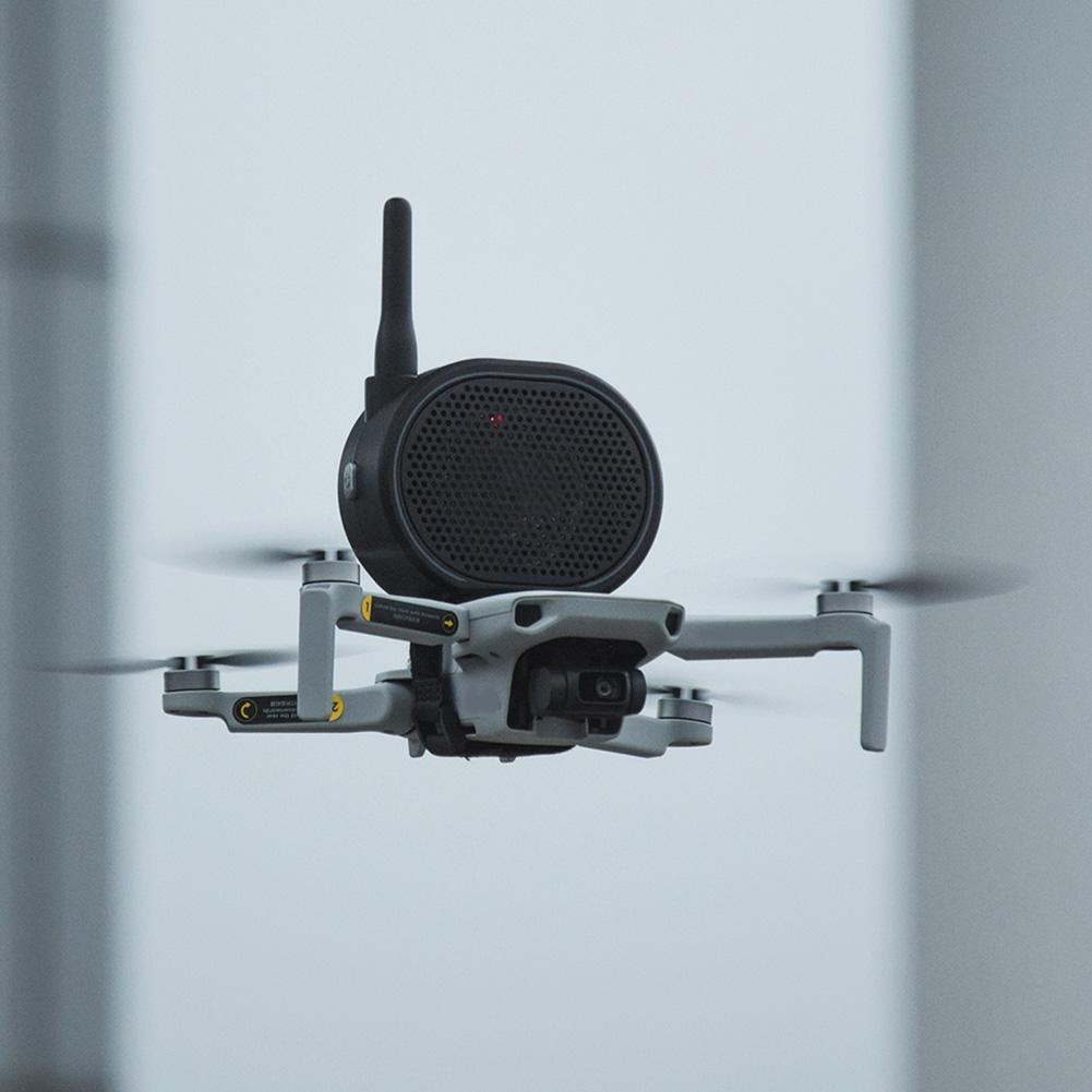 GW90 Drone Megaphone with Remote Controller Black Aerial Photography Accessory