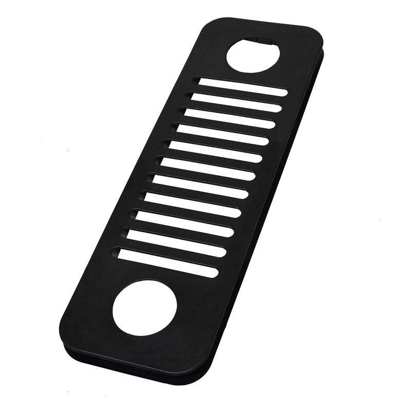 Computer Case Ventilation Cover with Wire Pass-Through and Cooling Mesh