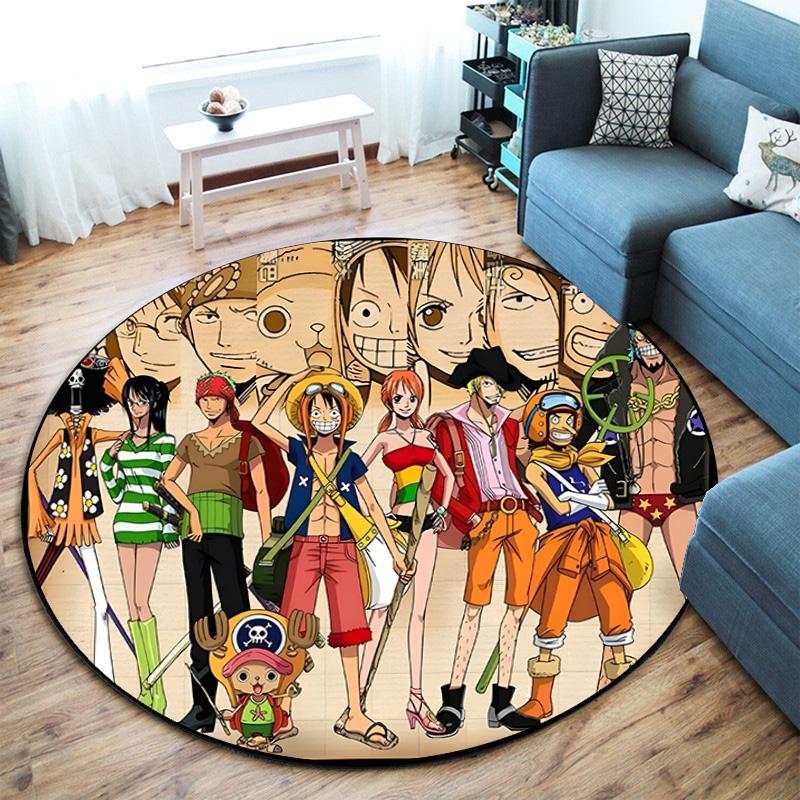 Cute Monkey D. Luffy from the Japanese manga ONE PIECE carpet is soft, home, bedroom, door mat decoration, and non slip carpet E16