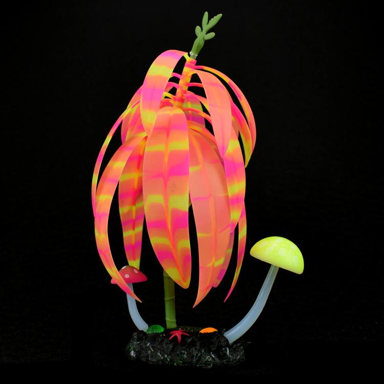 Luminous Artificial Aquarium Plants & Fish Tank Decorations