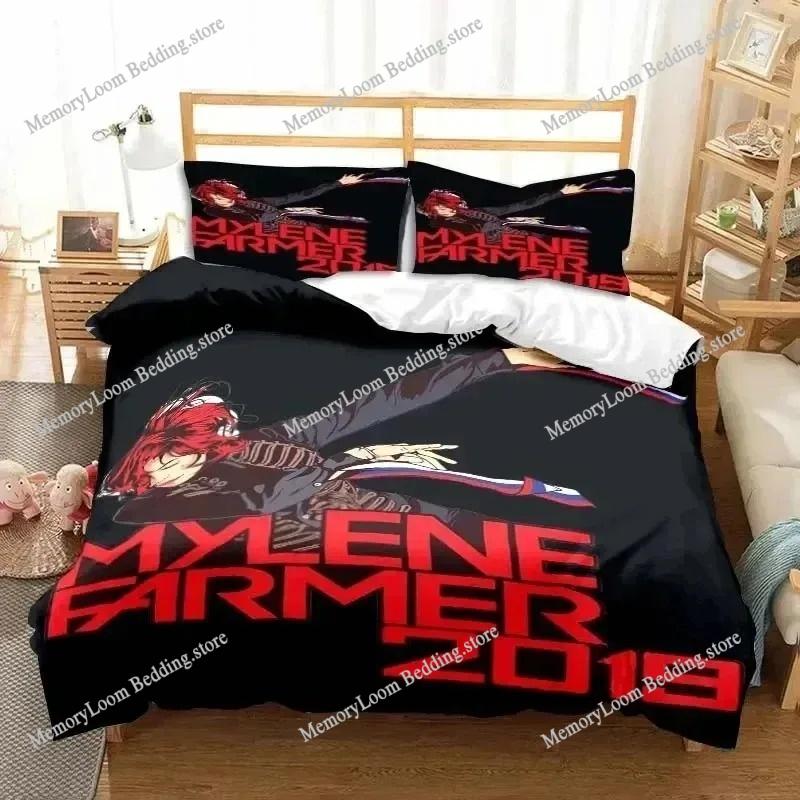 France Singer M-Mylene Farmer Bedding Sets Exquisite Bed Supplies Set Duvet Cover Comforter Set Bedding Set Luxury Birthday Gift