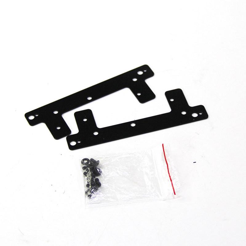 

12cm Fan Bracket: 2.5”/3.5” Drive to Fan Adapter, Black & White чёрный