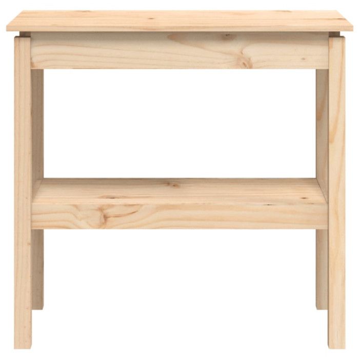 VidaXL Table console 80x40x75 cm Bois massif de pin 814304