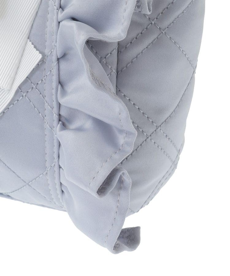 Maison de Fleur Rose 2-Wege gesteppte Mini-Tragetasche, Damen, Graublau, 08000528000