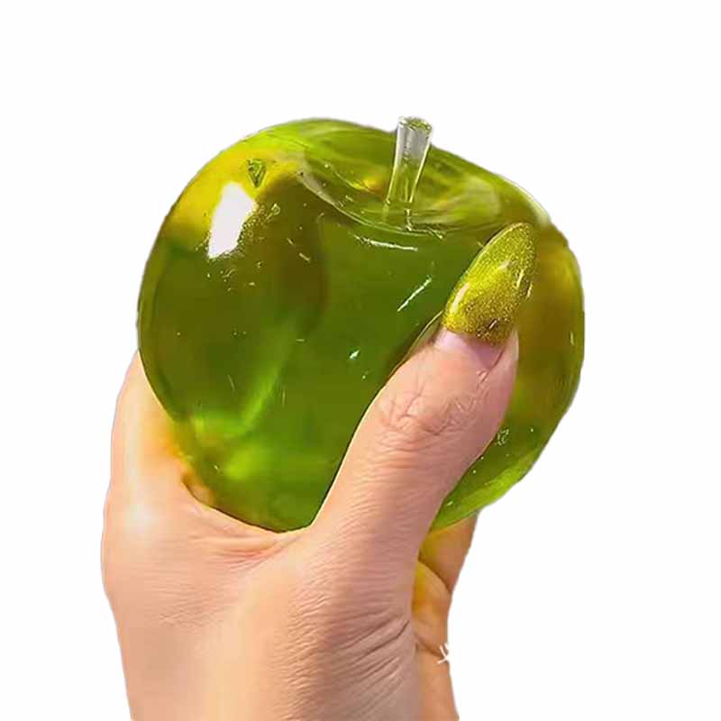 Random Color 1 Pieceblue Ball Green Apple Maltose Toys Squishy Anti Stress Sensory Fidget Toy Soft Transparent Slow-Rebound Rela