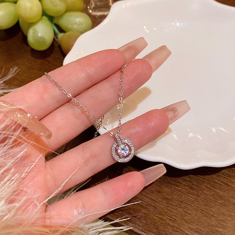 Japanese & Korean Style Geometric Titanium Steel Necklace - Women's Clavicle Chain Collection