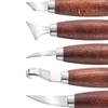 5pcs  For Wood Carving Chisel Woodworking Cutter Hand Tool Set Wood Carving Knife DIY Peeling Woodcarving Tools