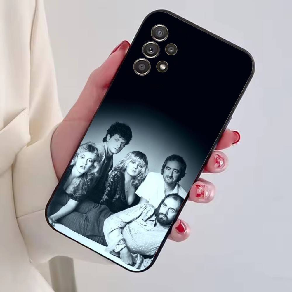 Band F-Fleetwood Mac Phone Case For Samsung S25,S24,S21,S22,S23,S30,Ultra,S20,Plus,Fe,Lite,Note,10,Black Cover