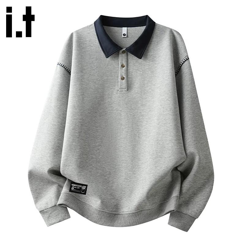 :CHOCOOLATEit American-Style Heavyweight Collar Sweatshirt