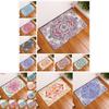 Premium Quality 3d Flowers Printed Anti-slip Rugs For Elegant Home Decor