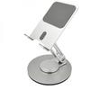 Aluminum Desktop Phone Stand With 360 Rotation Foldable Design Smartphone Tablet Office Desk Travel