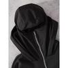 New Men's Hip Hop Double Hat Hoodie Zipper Casual Sweatshirt Street Fashion Autumn/Winter Fashion Coat