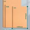 Kraft Paper Notebook for Students - B5, A4, A5 Sizes for Elementary and Junior High School.