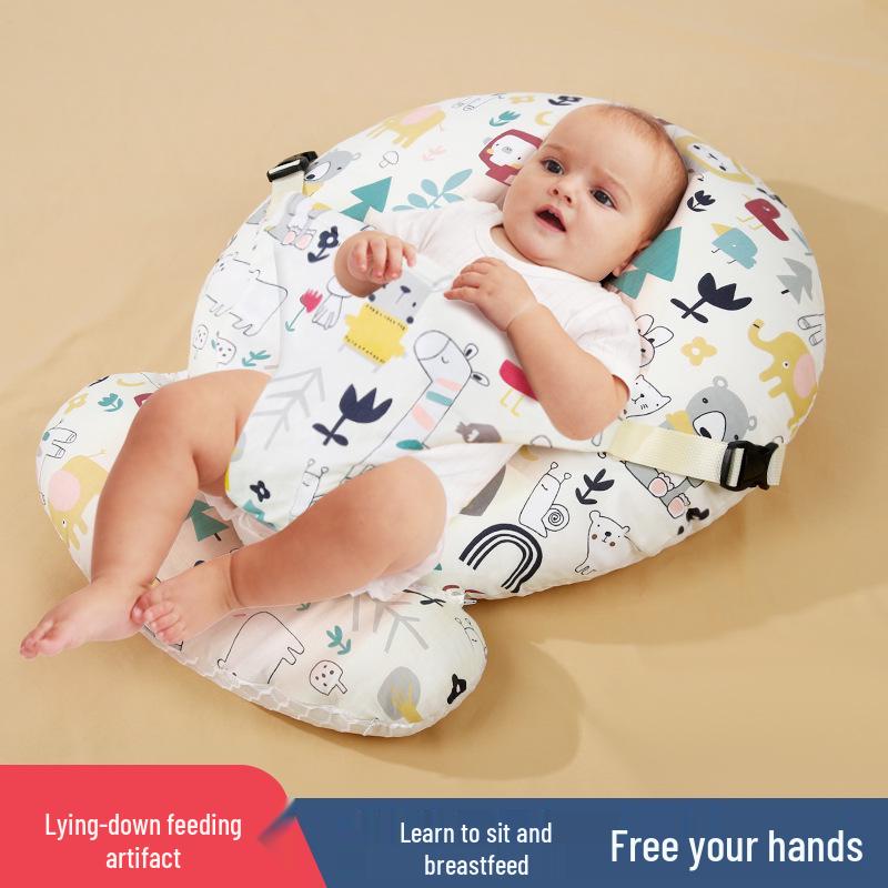 Breastfeeding & Nursing Pillow - Postpartum Support, Backrest, Side-Lying Baby Feeding Cushion