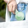 Portable Handheld Fan Small Cooling Fan Outdoor USB Rechargeable Cooler Cordless Fan Summer Camping