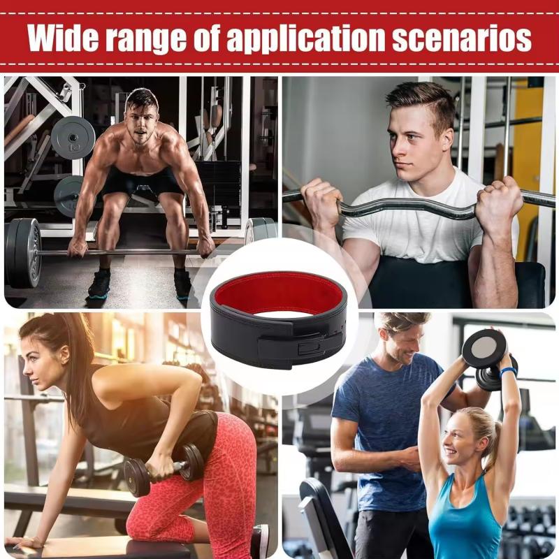 Pas do podnoszenia ciężarów do przysiadów, sztangi, powerliftingu, regulowany skórzany wspornik lędźwiowy, kulturystyka, ćwiczenia, fitness, pas ochronny