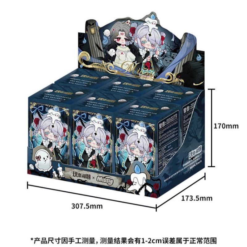 Genuine Missy Mourning Lolita Crow Paradise Series Blind Box Anime Dark Style Action Figure Fashion Collection Cute Gift V2 Poseable Articulated Scale