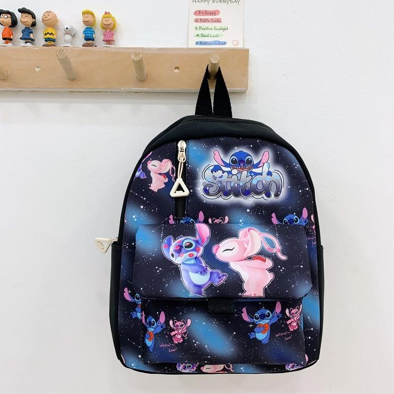 Backpack Children With Cartoon And Letter Print Design Preschool For