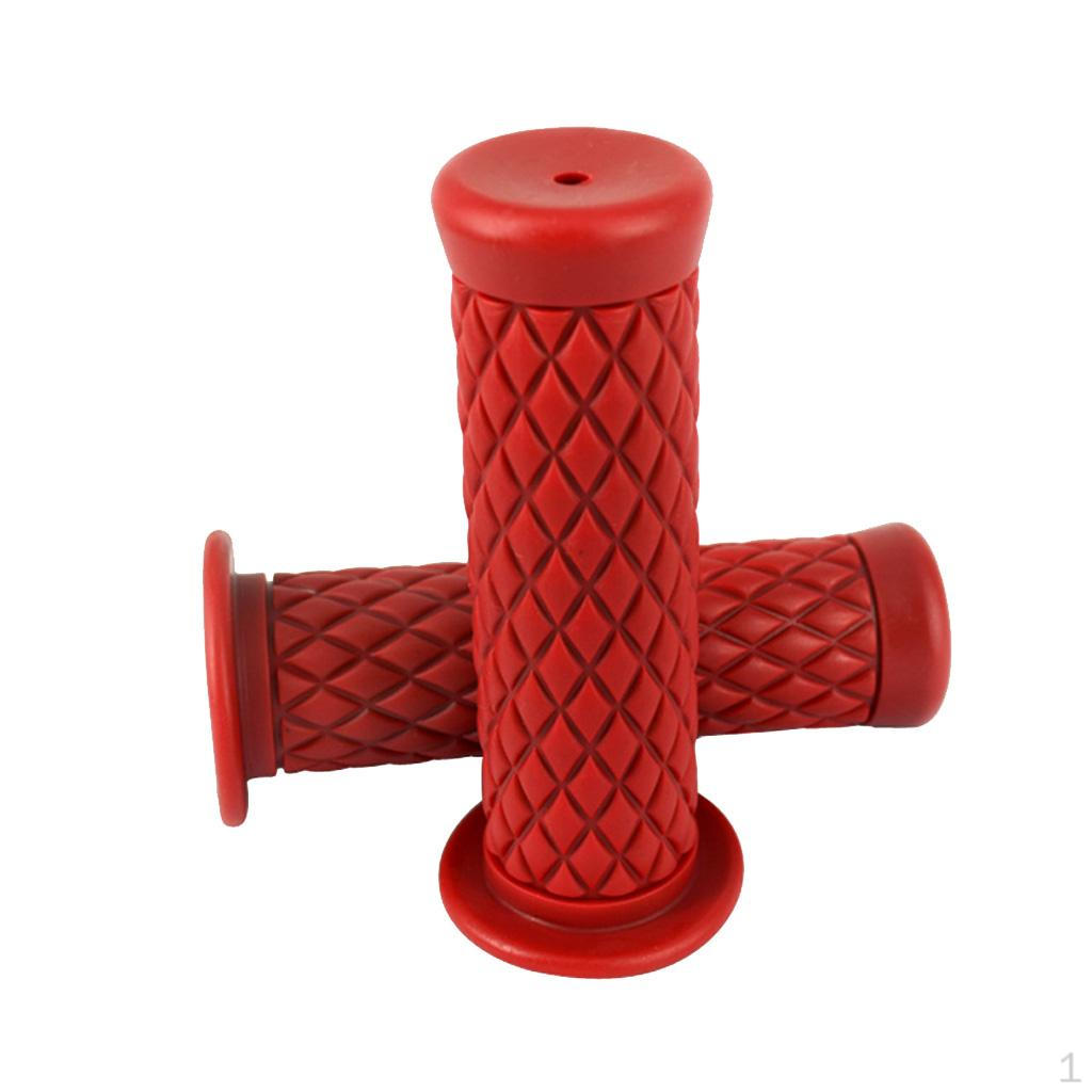 1 Pair Retro Motorcycle Handlebar Hand Grips For 8800