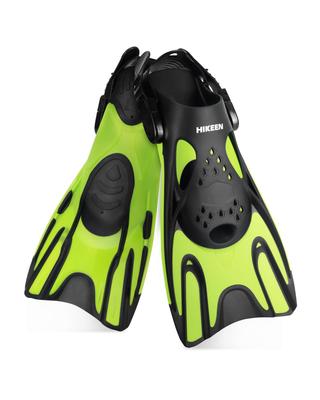 Hikeen Swimming Fins, Strap Fins, Beginner-Friendly, Adjustable Size, Lightweight, Propulsive, Easy To Put On and Take Off, Comfortable, Reduces Fatig