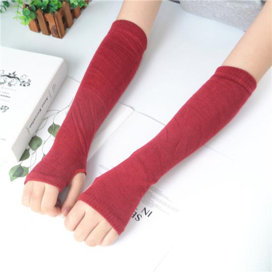 Kadın Erkek Uzun Parmaksız UV Güneş Korumalı Sürüş Kılıfı Kol Kollukları Eldivenler