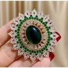 Senior Brooches Flower Leaf Brooch Pins for Women Suit Pendant  Fashion Brooches Jewelry