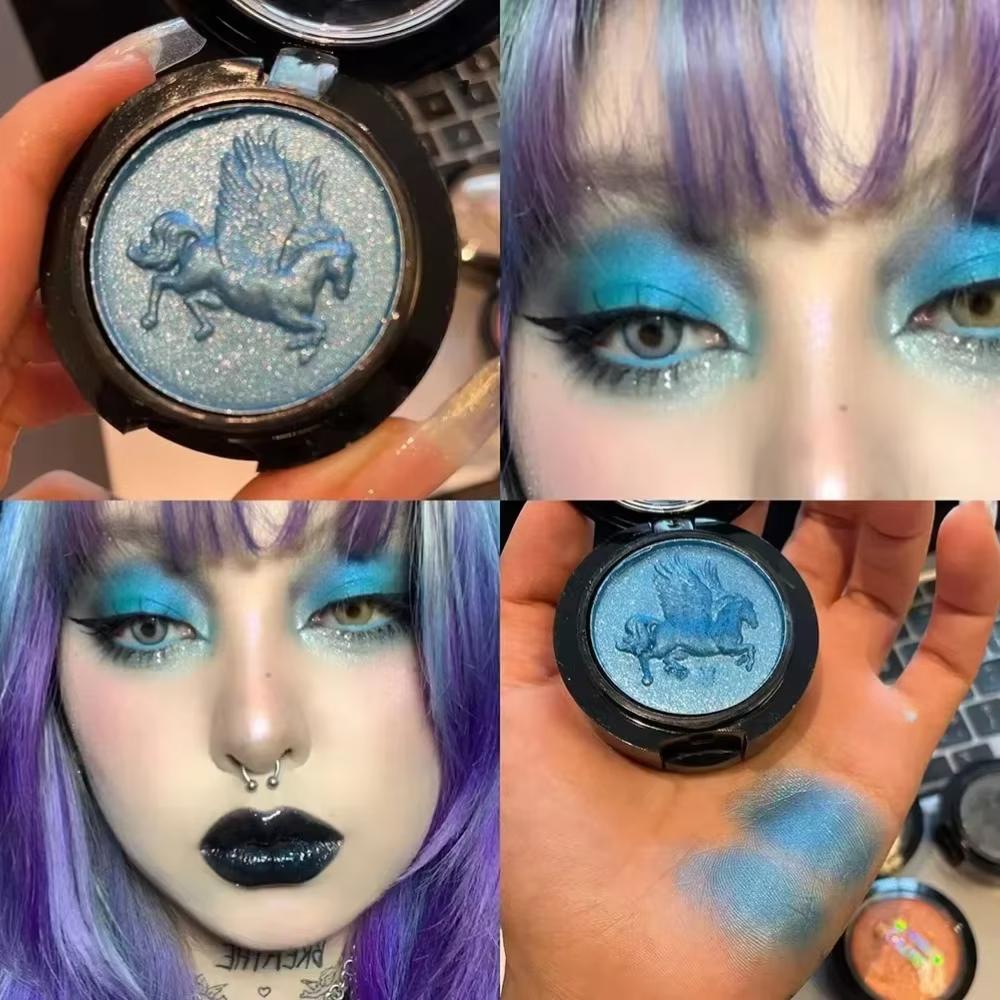 Glitter Eyeshadow Pearlescent Highlighter Powder Makeup Diamond Eye Shadow Palette Bright Shiny Eye Makeup Cosmetics