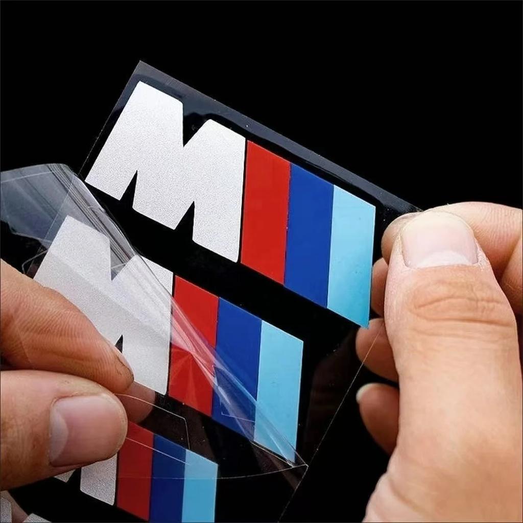 6 ks je vhodné pro samolepku s logem BMW Group M na kolo/okno/zpětné zrcátko/dekoraci karoserie, samolepka na dekoraci brzdového třmenu automobilových pneumatik.