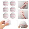 12Pcs Pu Baseball Soft Sponge Ball Toy Outdoor Sport Practice Trainning Base Ball Kids Decompression Indoor Outdoor Toy Ball