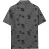 Men's Casual -color Short-sleeved Shirt Men's Retro Distressed Shirt Blouse