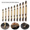 High Speed Steel Doubleheaded Auger Drill Bit 1pc For Drilling For Metal Wood with Hand Drill and Electric Drill