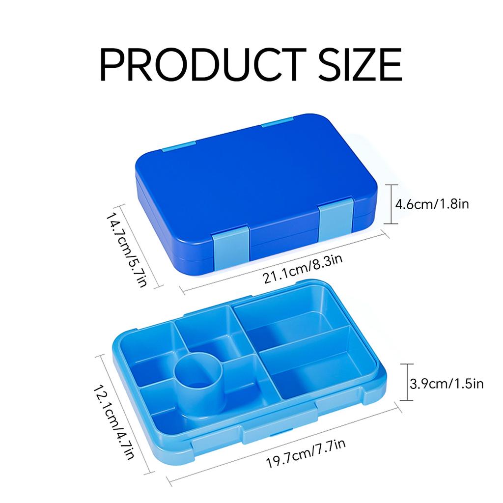 1100ml Lunchbox Mikrowellengeeignet Bento Box Tritan Zwischenschicht Auslaufsichere Aufbewahrungsbox Luftdichte Behälter Studenten Erwachsene Schule