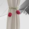 5Pcs Sweet Curtain Tieback DIY Hair Cord Accessories Curtains Tie Rope  Hair Decoration