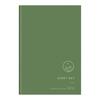 A5 Minimalistisches Retro Notizbuch - 1 Stück, geheftet mit horizontalen Linien