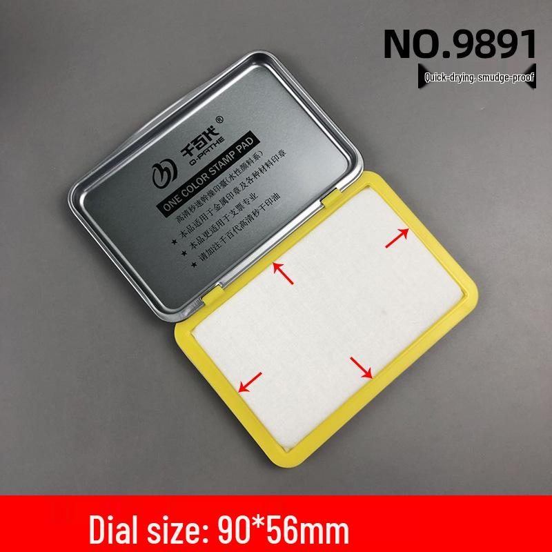 Large Quick-Drying Four-Color Ink Pad for Office Use and Newborn Hand/Footprints.