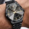 LIGE Top Brand Luxury Man Wristwatch Waterproof Luminous Date Week Men Watches Stainless Steel Quartz Men's Watch Male reloj