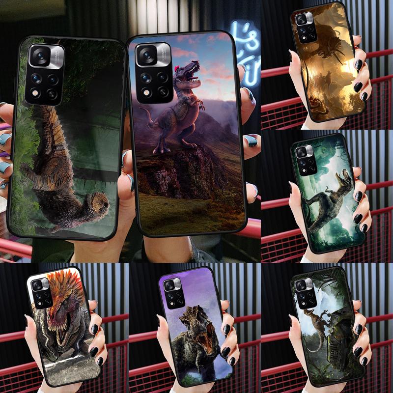 Dinosaur Case For Xiaomi Redmi 13C 10C 12C 14C Redmi Note 14 13 Pro 12 11 9 10 9S 10S 11S 12S Cover