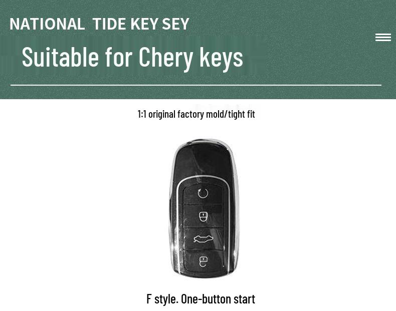 2022 Chery Tiggo 8PLUS E+ Key Cover, 7-Seater Protective Buckle