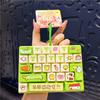 Cartoon 26-Keycap Keychain Toys 26-Key Keyboard Clicker Keychain Stress Releasing Toys Bag Charm Keyboard Keychain