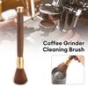 Coffee Grinder Cleaning Brush Wooden Handle Bean Powder Dusting Espresso Brush Barista Tool Coffee Machine Cleaning Brush