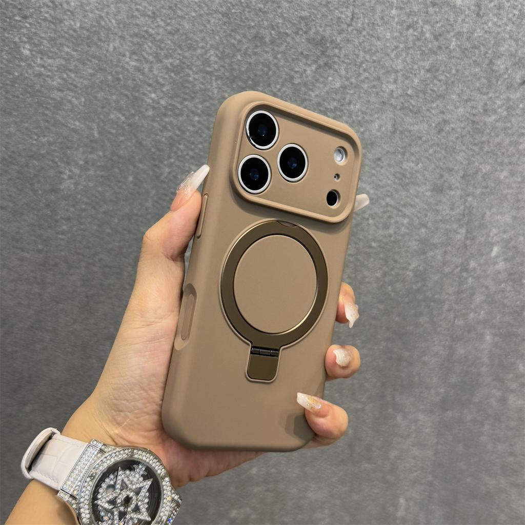 Liquid Silicone for Magsafe Bracket Stand Holder Case for iPhone 17 16 15 14 13 12 Pro Max Plus Air Camera Control Button Cover