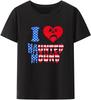 Sematary I Love Haunted Mound Popular Trend Heart Shape T Shirt Men Short Sleeve Graphic Tees Halloween Casual Shirts Black
